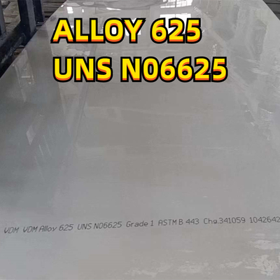 耐熱性ニッケルの合金鋼の版UNS N06625 Inconel 625 3.0*1219*3048mm