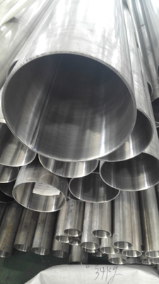 ASTM A544 TP304のステンレス鋼は180 grits50.8*1.5mm*6000mmの外で磨かれた管を溶接しました