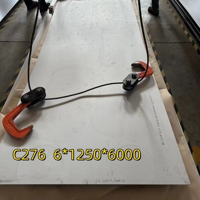 グレード ハステロイ C276 プレート ニッケル合金 ASTM B575 UNS N10276 合金プレート 6*1220*6000mm