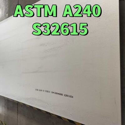 ASTM A240 UNS S32615 ホットロールステンレス鋼板 10*1500*6000mm NO 1 表面