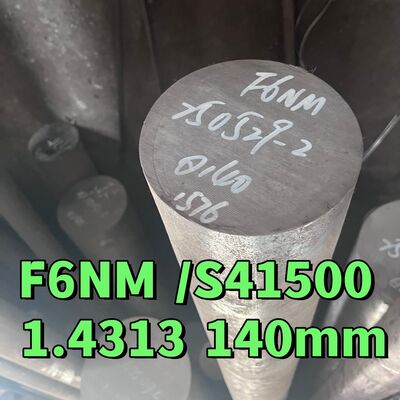 ASTM A182 F6NM ステンレス鋼 EN1.4313 UNS S41500 スーパーマルテンサイト丸棒＆鍛造品