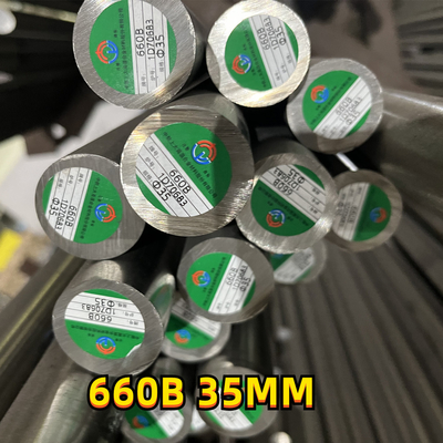 耐熱性ASTM A638 A286 660Bのステンレス鋼の丸棒OD 35MMシャフト棒