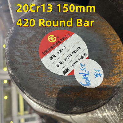 20Cr13 OD 170mmのステンレス鋼の丸棒はシャフト棒ASTM A276 420を造った