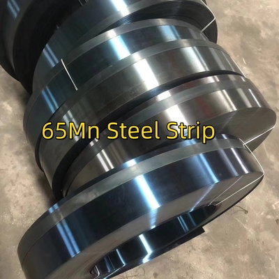EN10132-4 C67S GB/T1222 65Mn 1.0*16mm スチールストライプ 張力強度 LC 高炭素鋼ストライプ 白色仕上げ