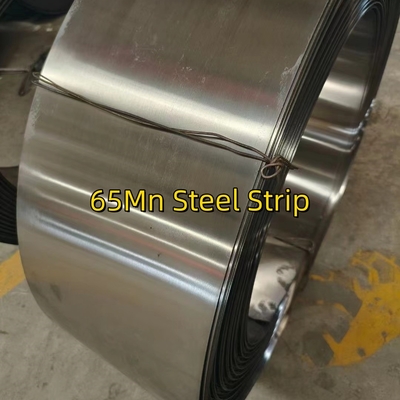 EN10132-4 C67S GB/T1222 65Mn 1.0*16mm スチールストライプ 張力強度 LC 高炭素鋼ストライプ 白色仕上げ