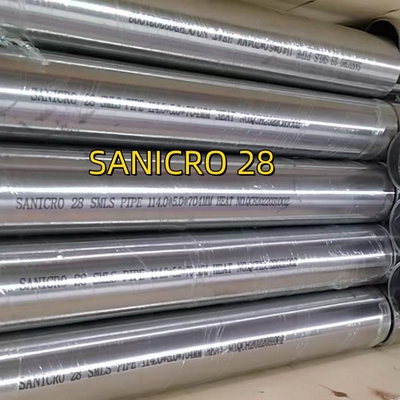 SANICRO 28 UNS N08028/W. Nr. 1.4563 SMLSパイプ合金28ステンレス鋼管 114*5*6000