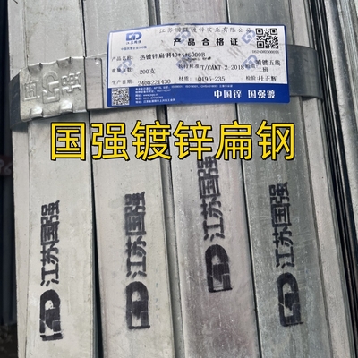 ホットディプガルバナイズド・スチール・フラットバー S235JR ASTM A36 建築用材料 60*6*6000MM