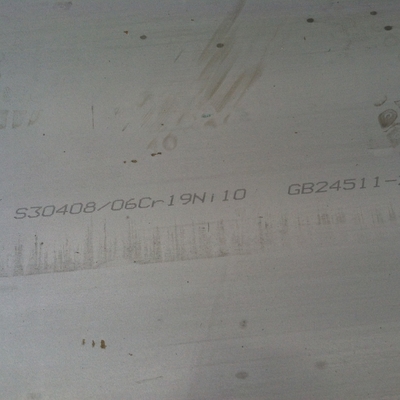 ASTM A240 TP304 S30408 1.4301 ステンレス鋼板 NO.1 表面 1500x3000mm サイズ