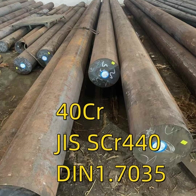 ホットロール丸い棒 40cr JIS SCr440 DIN 1.7035合金構造 鉄鋼鍛造鉄鋼土砂棒
