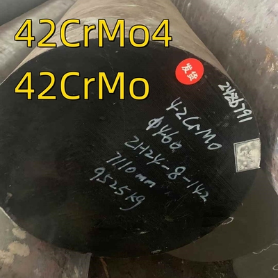 42CrMo ホットロール 鍛造 丸いバー OD 460mm 42CrMo4 DIN1.7225 消し,加熱