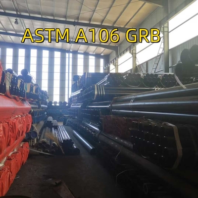 24インチSch-StdPEのシームレスパイプ 高温サービスのためのASTM A106 Gr B炭素SMLS鋼管