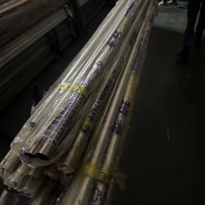 ASTM A554 201 溶接管 25*0.8*6000mm 320 グリット 鏡 磨き ステンレス 鋼管