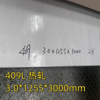 SUH409L/SUS409L 1.4512 ステンレス鋼板 3.0*1255*3000MM 1D 表面 自動車排気部品