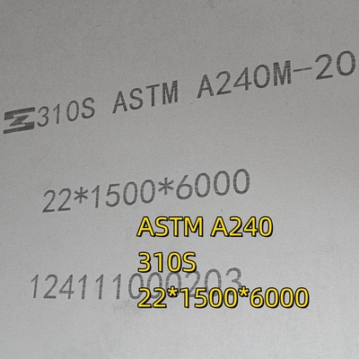 310S ステンレス鋼板 円形固定チューブシート Ø1270 (掘削) SA 240 310S チューブプレートへの切断