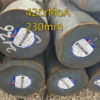 鋳造鋼 42CrMoA OD 14" 360MM ピンプル 主鉄丸棒 表面 加工 磨き