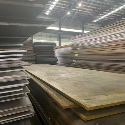 ASTM A283 グレードC 熱巻き炭素鋼板 金属プレート 滑らかな表面 8.0*2000*6000mm Mtc En 10204タイプ31
