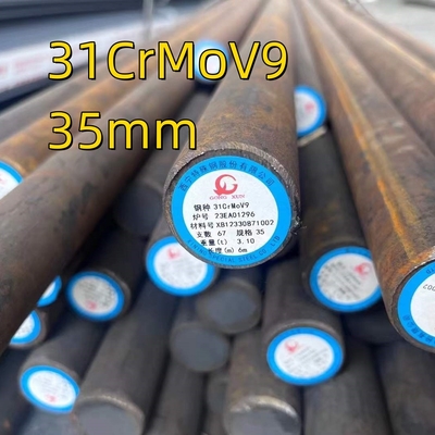 耐酸化鋼 D 35mm 材料 1.8519 31CrMoV9 熱処理と加工 熱巻き鋼の土砂棒