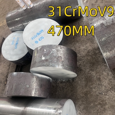 250mm 470mm 半径 EN 10085 31crmov9 DIN 17211 合金鋼の鍛造用丸棒