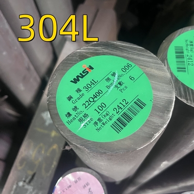 磨いた明るく黒い表面 304Lステンレス鋼丸棒 / SS 304 ロッド オーダーメイド長さ 6M