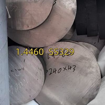 AISI 329 1.446 / S32900 ステンレス鋼丸棒 硬度 275 – 325 HB 粗加工 外径108