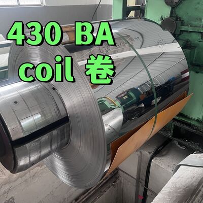 12X17/430/1.4016 AISI 430 冷式ロールステンレス鋼コイル 0.4*1000mm 幅SUS430 Ba 表面