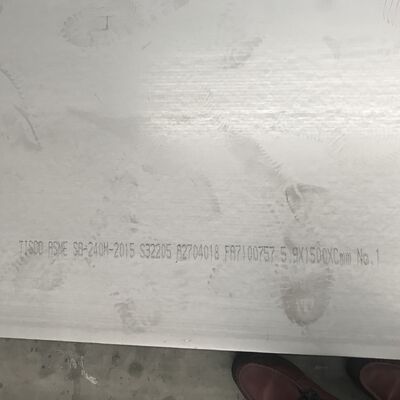 二相ステンレス鋼 2205 S31803 S32205 プレート DSS 熱間圧延 6*2000*6000mm