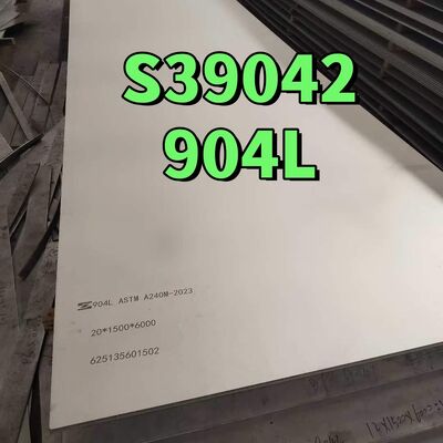 ASTM A240 904L DIN1.4539	X1NiCrMoCuN25-20-5 ステンレス鋼板シート 厚さ1.0～60mm