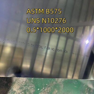 Hastelloy Alloy Steel Plate Material C276 UNS N10276 THK 10MM Width 2M X6M Length