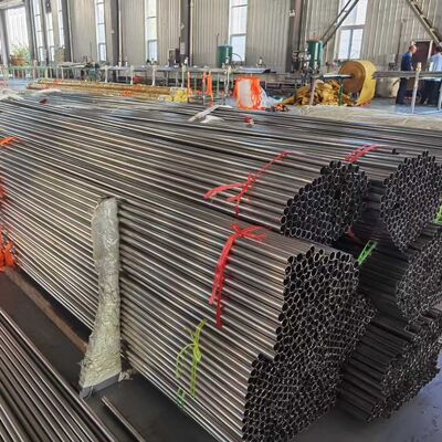 ASTM A269 TP304 AISI304 ステンレス鋼の手すりの階段の明るい表面に使用される溶接管