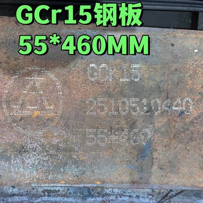 在庫あり高炭素金属プレート Gcr15 1.3505/Suj2 /52100 EN31/535A99 ベアリング鋼板 55*460mm