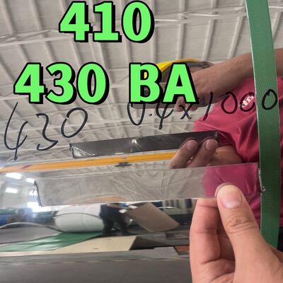 12X17/430/1.4016 AISI 430 冷式ロールステンレス鋼コイル 0.4*1000mm 幅SUS430 Ba 表面